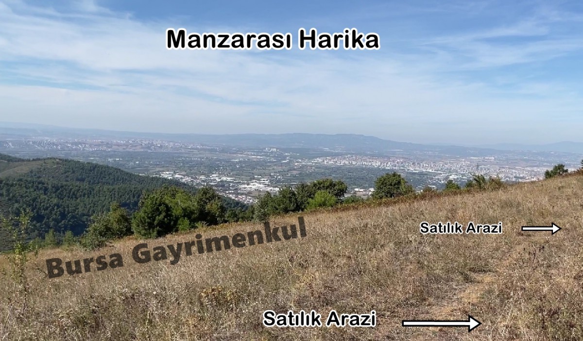 Nilüfer Çalı'nın Tepelerinde Satılık Harika Manzaralı Arazi ~ 3.610.m2