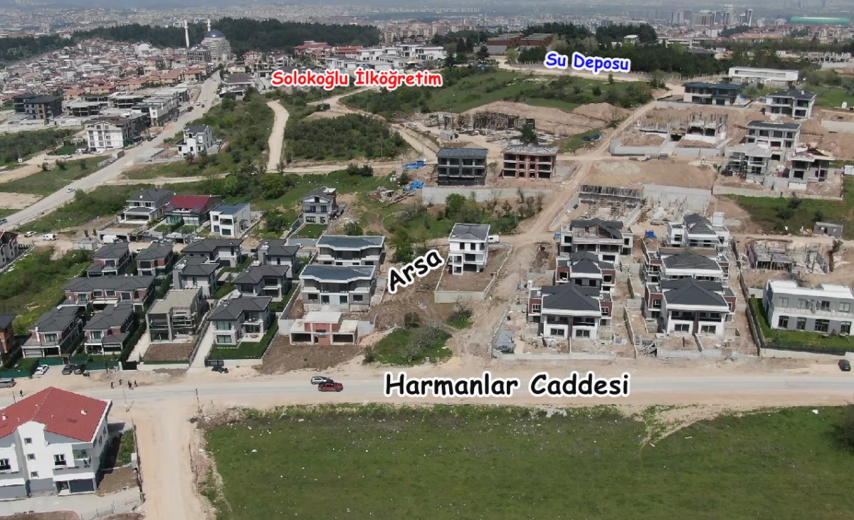 554.m2 Villa Zoned Land For Sale in Nilüfer Gümüştepe
